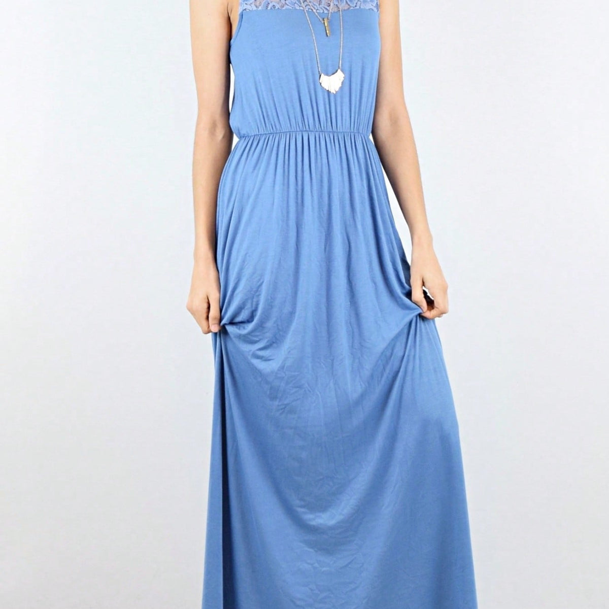Elegant Floral Maxi Dress With  Surplice  Versatile Summer Dress For Women