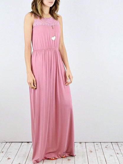 Elegant Floral Maxi Dress With  Surplice  Versatile Summer Dress For Women