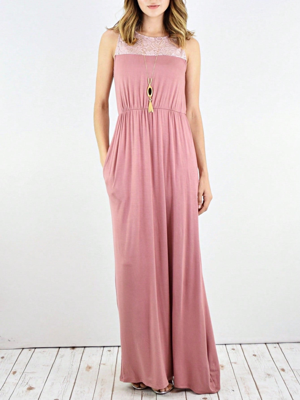 Elegant Floral Maxi Dress With  Surplice  Versatile Summer Dress For Women