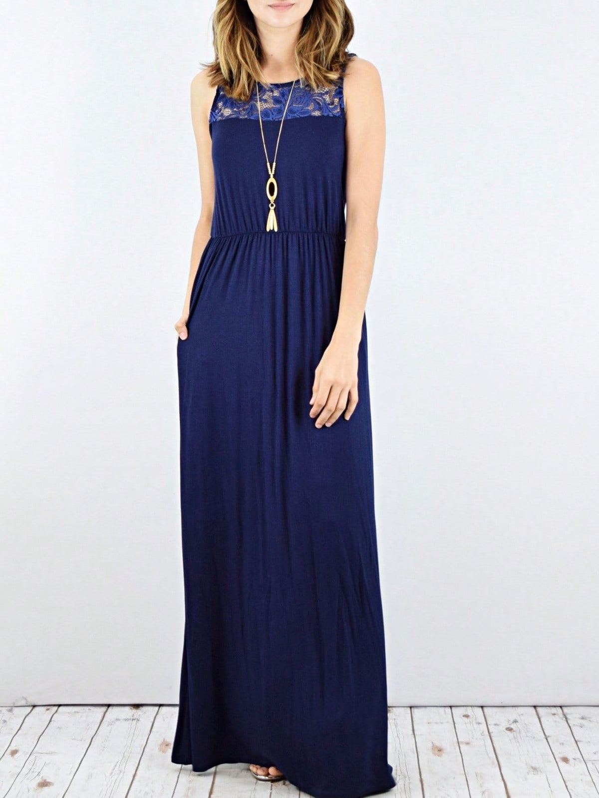 Elegant Floral Maxi Dress With  Surplice  Versatile Summer Dress For Women