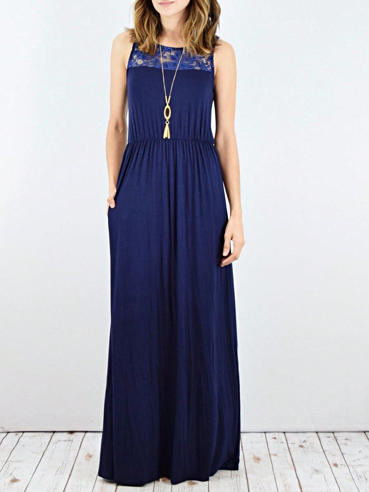 Elegant Floral Maxi Dress With  Surplice  Versatile Summer Dress For Women