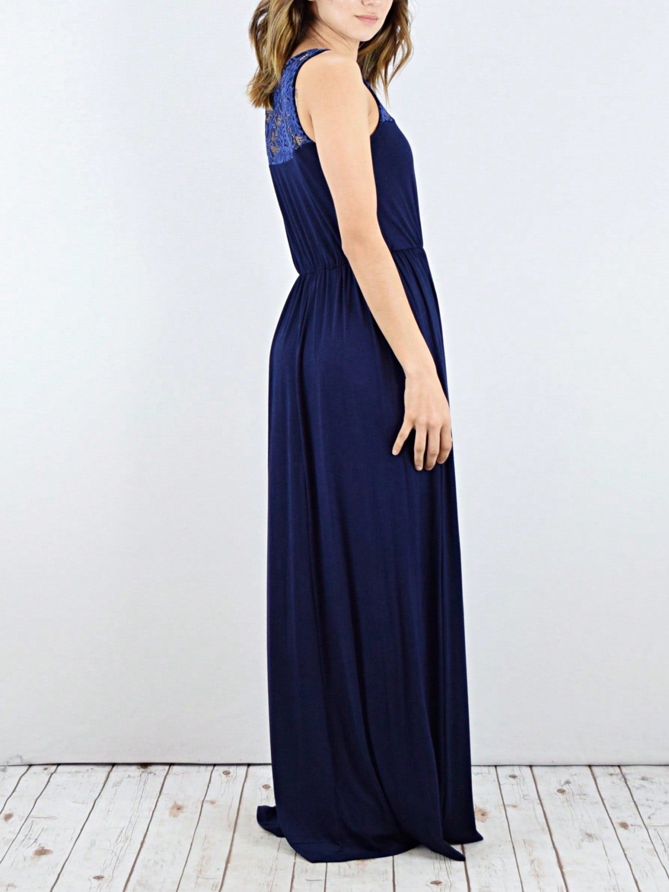 Elegant Floral Maxi Dress With  Surplice  Versatile Summer Dress For Women