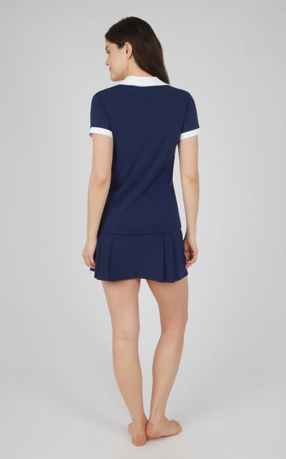 2 PC Nude Tech Polo and Lightstreme Skort Set