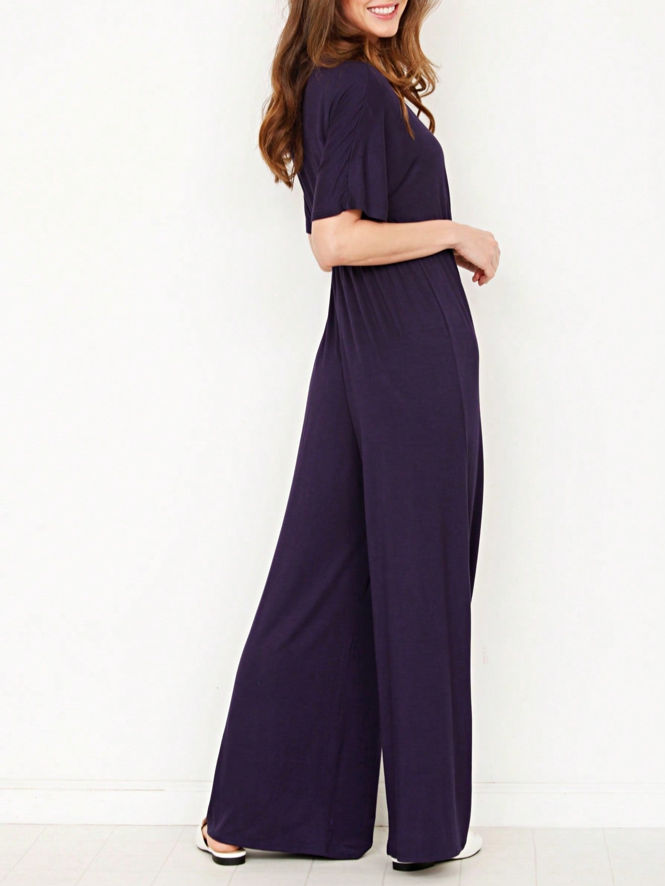 Boho  Retro 60's Romper Stripe Shorts Short Sleeve With Sash Jumpsuit