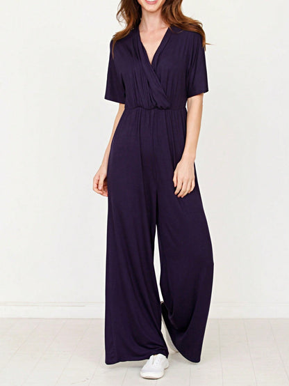 Boho  Retro 60's Romper Stripe Shorts Short Sleeve With Sash Jumpsuit