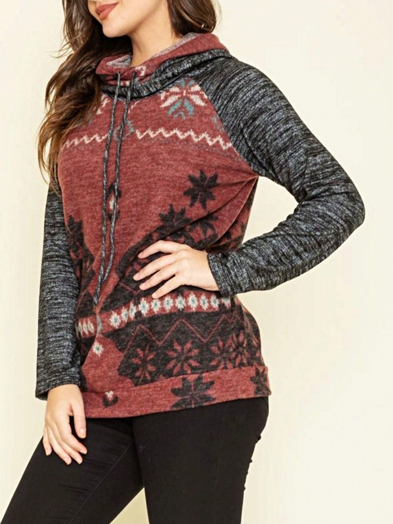 Pink Navy Charcoal Sage Polka Dot Half Dolman Sleeve Tunic High And Low  Batwing Top For Leggings And Shorts  S To 3XL Plus