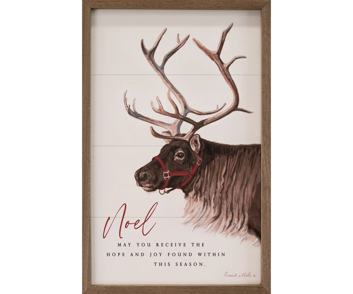 Kendrick Home Reindeer Noel By Bonnie Mohr