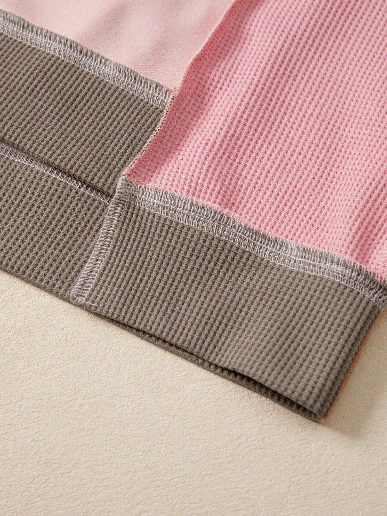 Boho Retro 90's Cotton Mix  Drop Shoulder Stripe Raglan Oversized Side Slit Dolman Shirt Top  Sweatshirt Pullover
