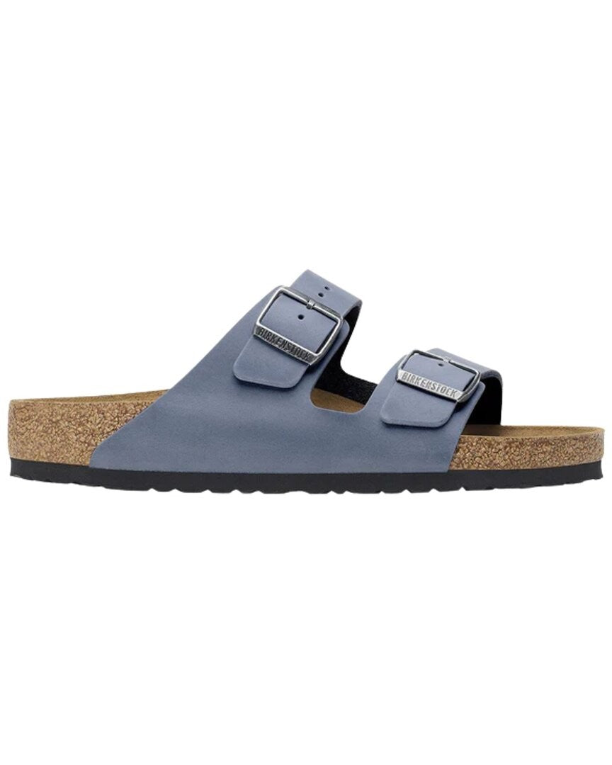 Birkenstock Unisex Arizona Bs natural Leather Elemental Blue