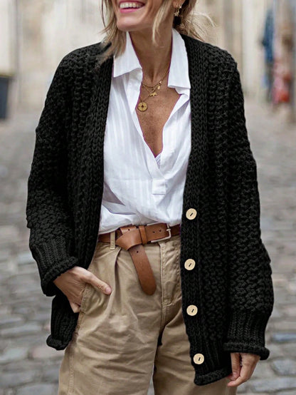 Boho Retro Crochet Knit Hollow Light Weight Dolman Batwing Sleeve Oversized Boyfriend Cardigan