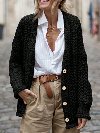 Boho Retro Crochet Knit Hollow Light Weight Dolman Batwing Sleeve Oversized Boyfriend Cardigan