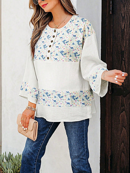 Boho Retro Vintage 90's Vibe White Cotton Short Lantern Bubble Puff  Sleeve  Embroidered Eyelet Hollow Top Shirt Blouse