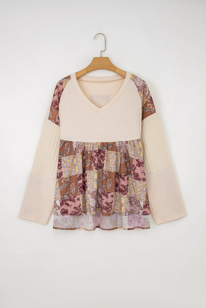 Threaded Pear Colette Sleeve Loose top Long Sleeve Top