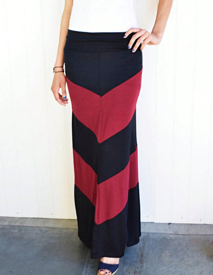 Boho Retro Knee Length Skirt Ditsy Floral