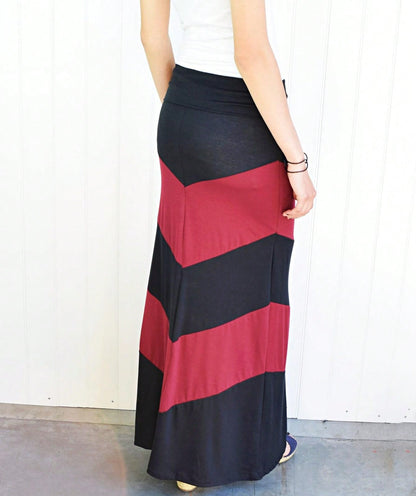 Boho Retro Knee Length Skirt Ditsy Floral