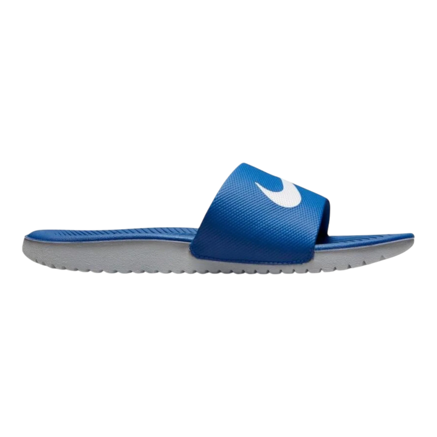 Nike Kawa Big Kids' (GS) Slides — Hyper Cobalt & White