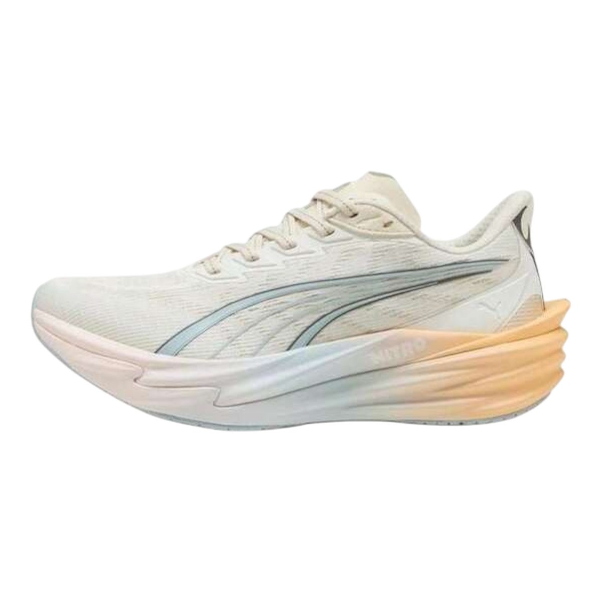 PUMA Deviate Nitro 4 RC Women's Running Shoes — Warm White/Lucite/Vapor Gray