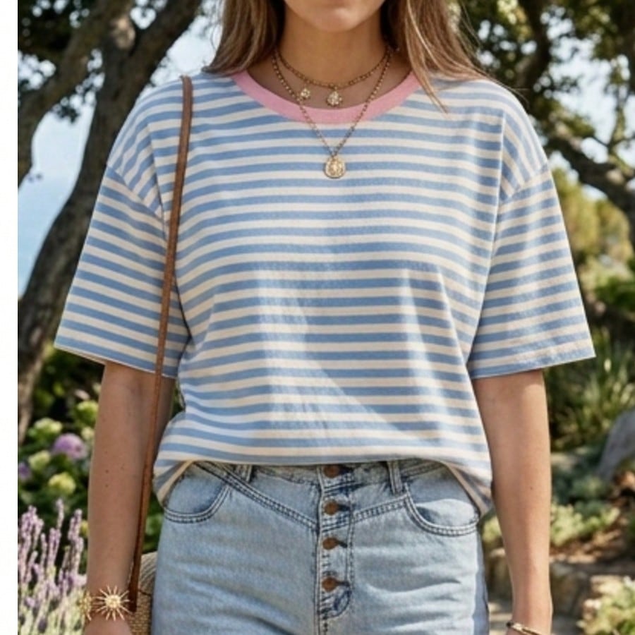 Boho Retro 90's Cotton Solid Floral Patch Oversized Bishop Sleeve Textured Pocket  Knit Top Sweat Shirt Pullover