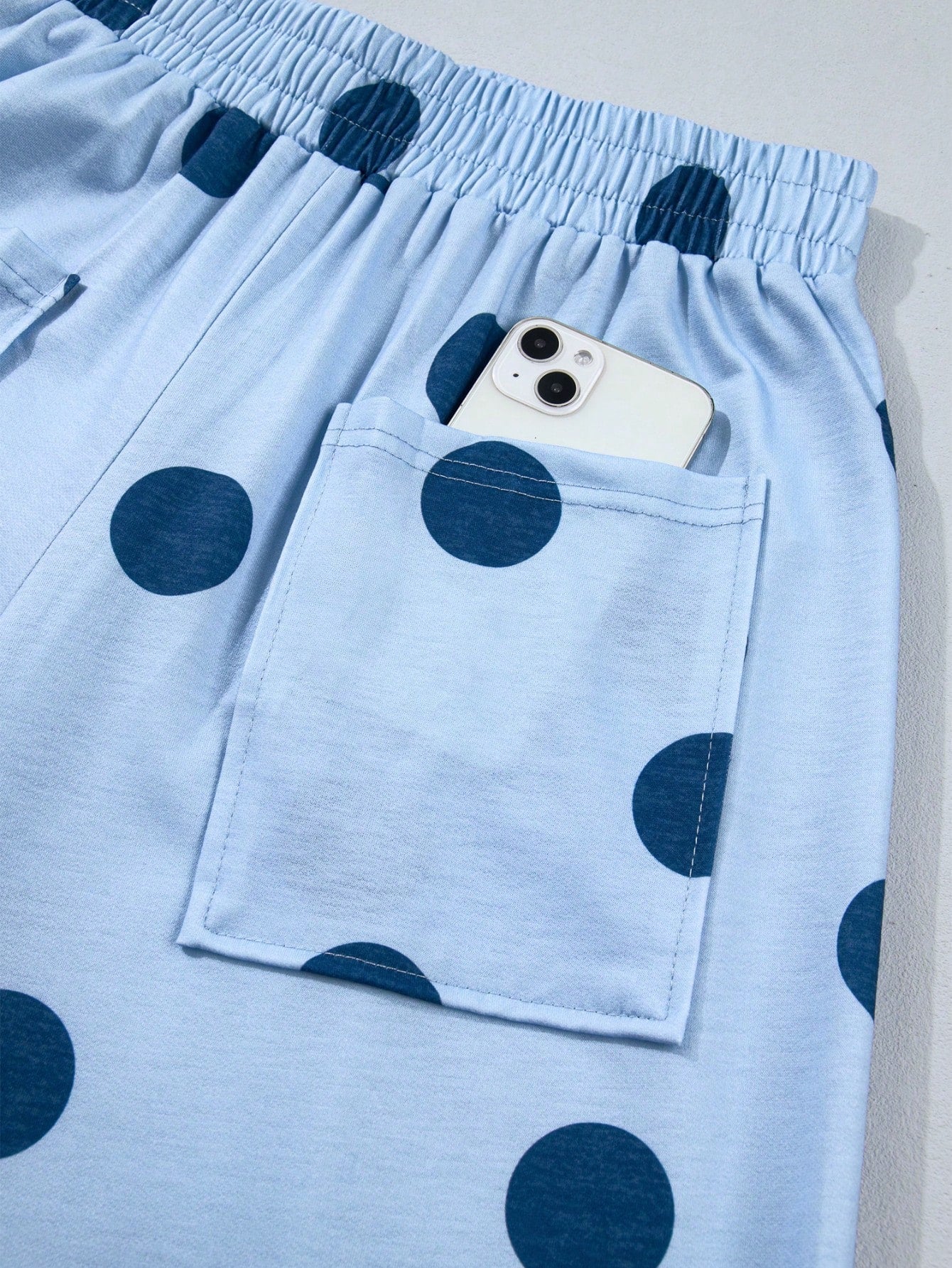Pocket Polka Dot  Wide Leg Lounge Vintage Charcoal Navy Black Sage Log Pants Small To 3 XL Plus