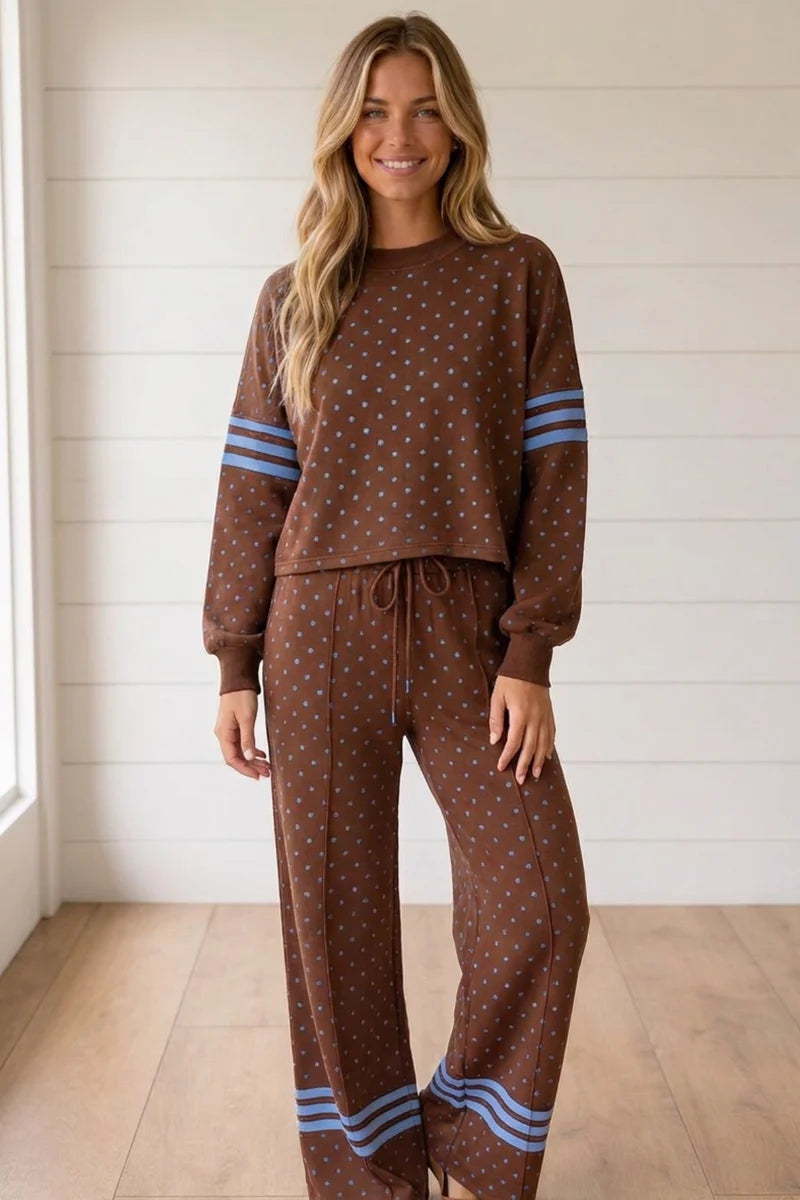 Threaded Pear Rossa Relaxed 2pcs Pant Set