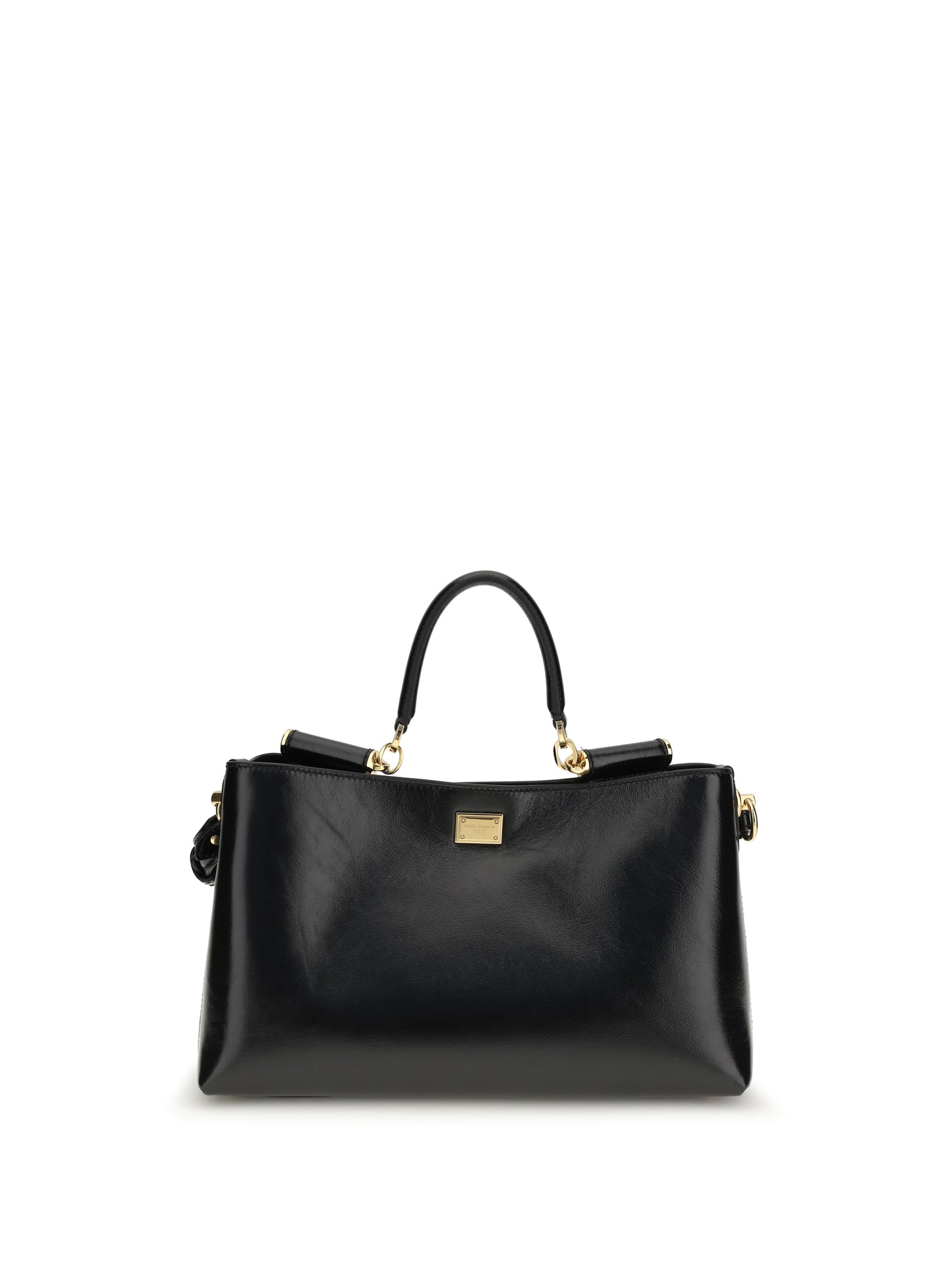 Handbag Vittoria Black Leather