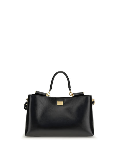 Handbag Vittoria Black Leather
