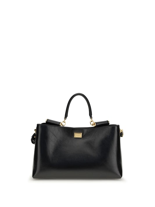 Handbag Vittoria Black Leather