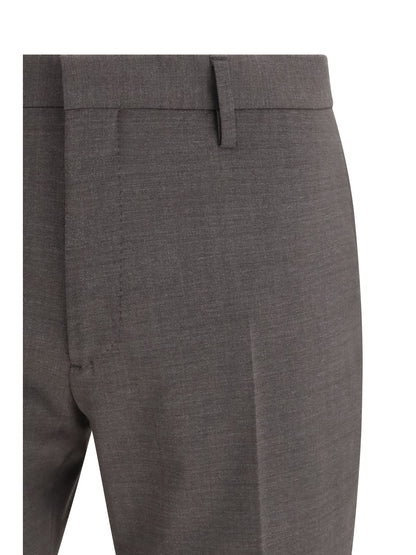 Suit Single-Breasted Wool-Blend Grey