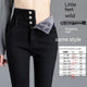 Fleece Black Trousers