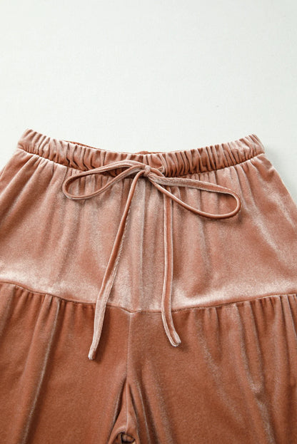 Threaded Pear Violeta Tiered Bell Bottom Pants
