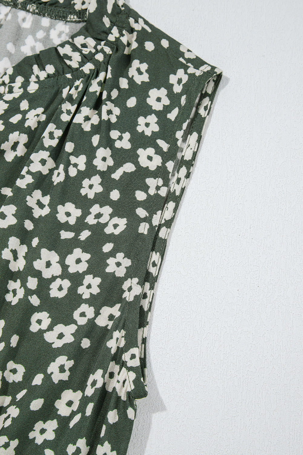 Threaded Pear Hazel Print Tunic Sleeveless Dress