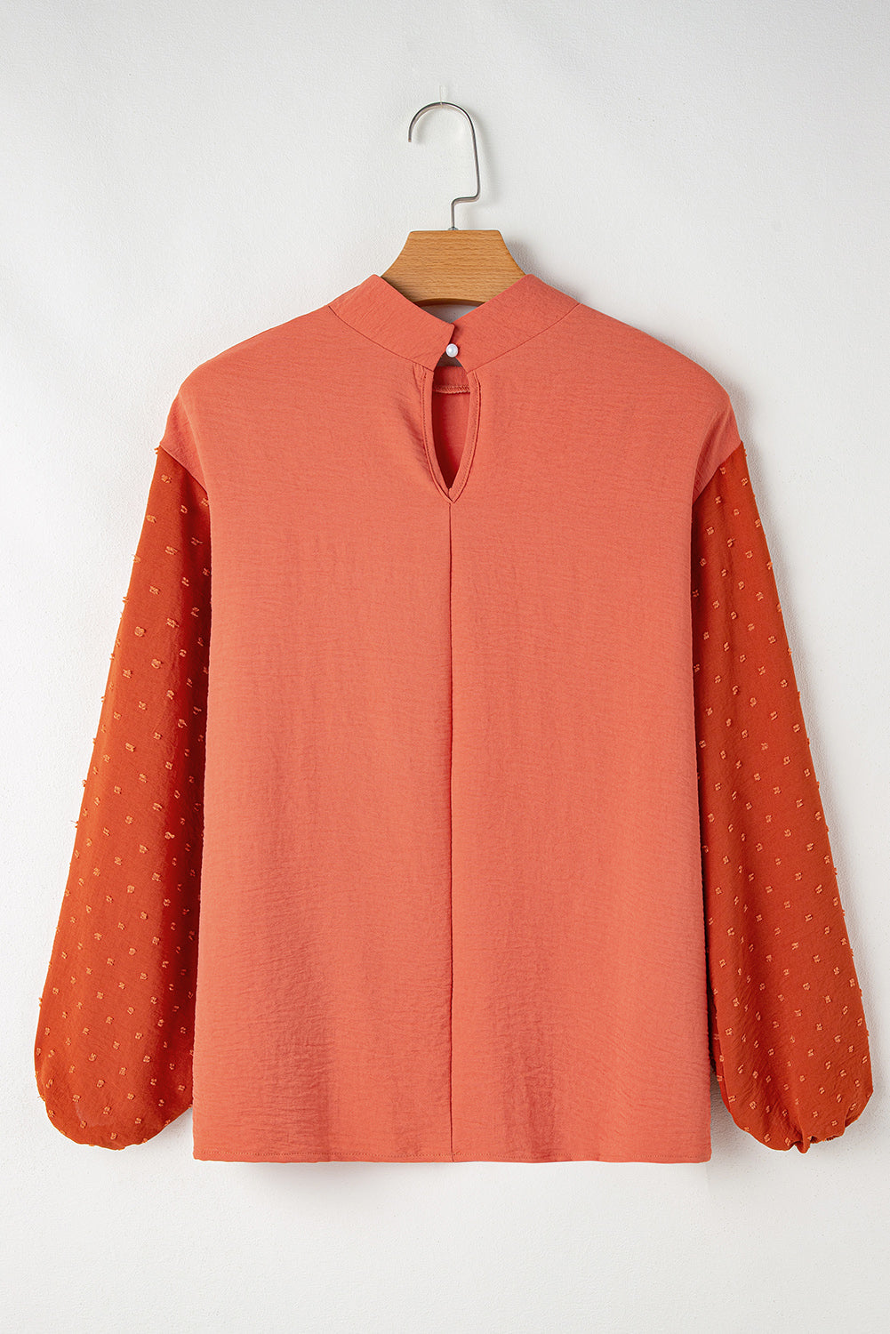 Threaded Pear June Swiss Dot Balloon Sleeve Loose Blouse