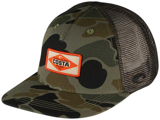 Costa Men's Army Camo Trucker Camo
