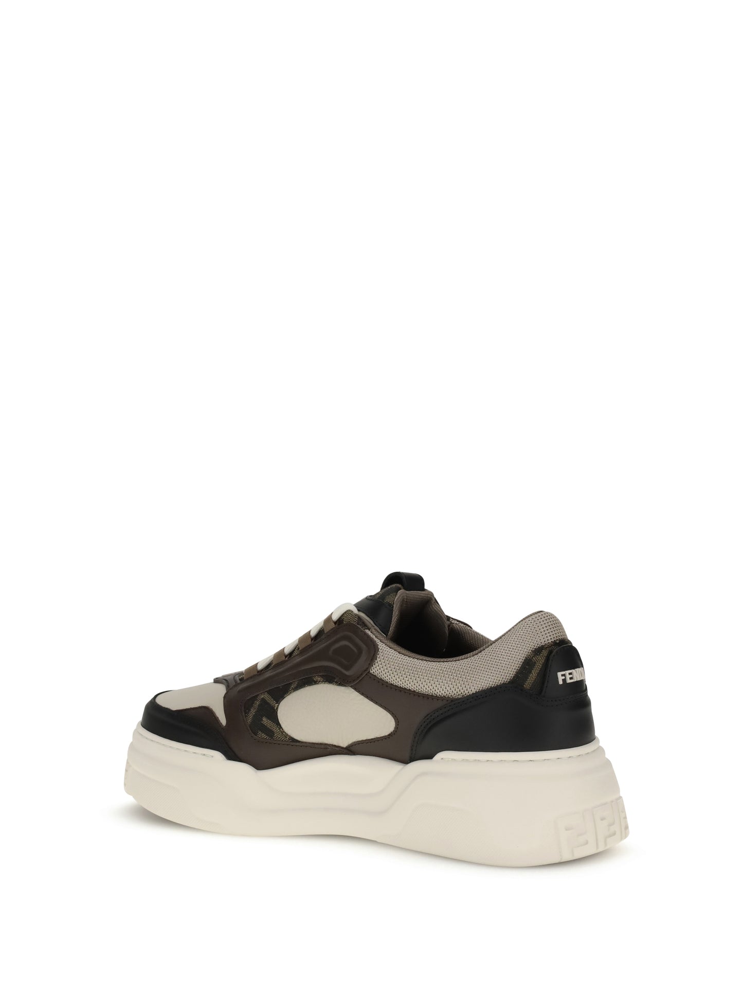 Sneakers FF Leather Black/Cream/Beige