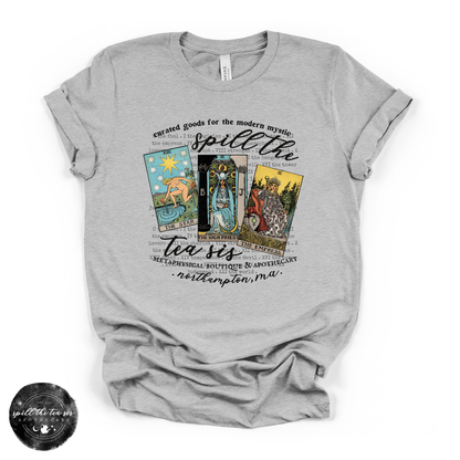 Spill The Tea Sis Tarot Tee | Witchy Tarot Graphic T-Shirt