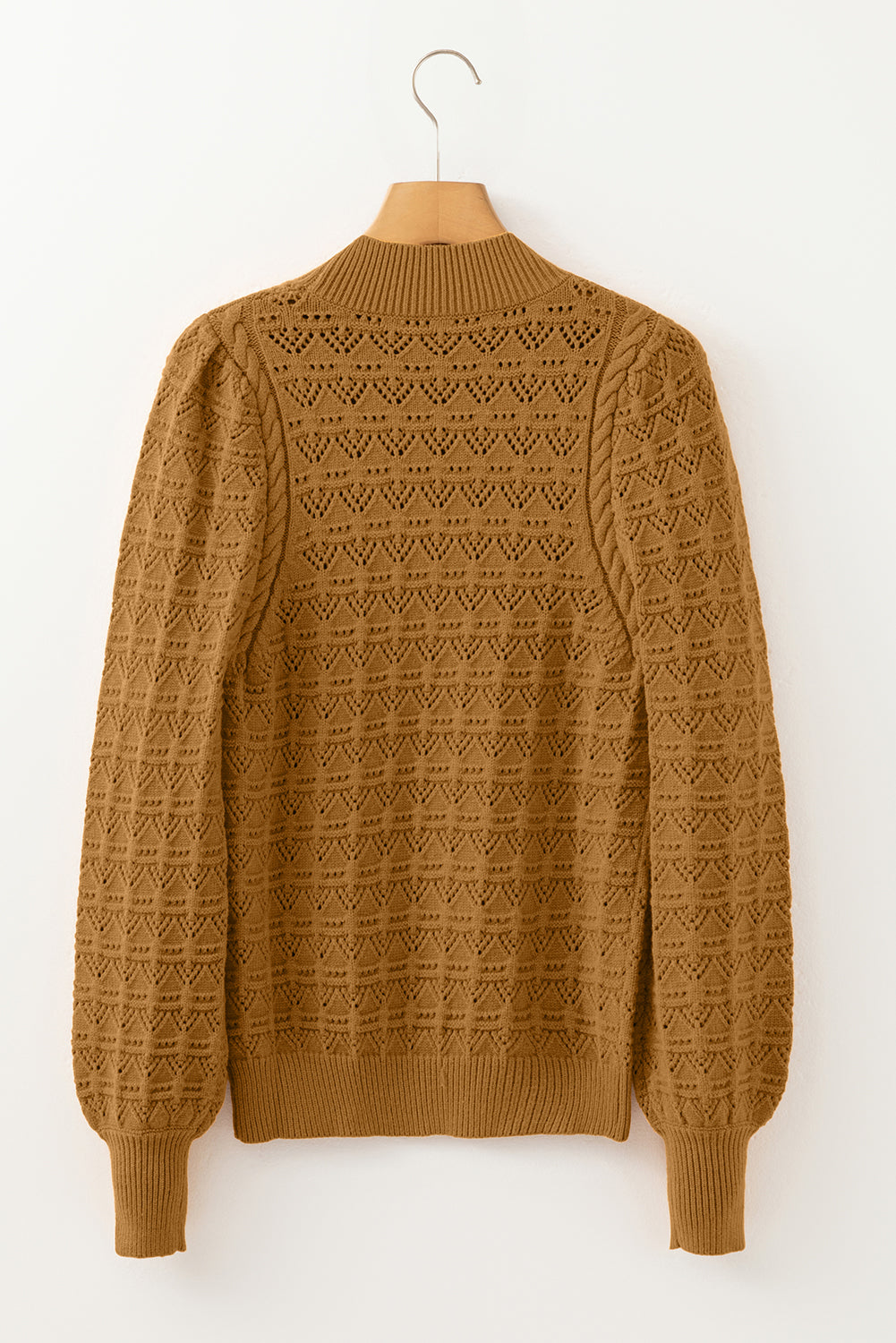 Threaded Pear Aria Edge Balloon Sleeve Sweater