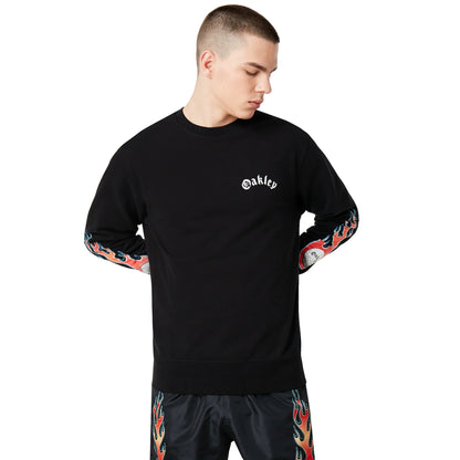 Oakley Men's Flames Crewneck Tnp