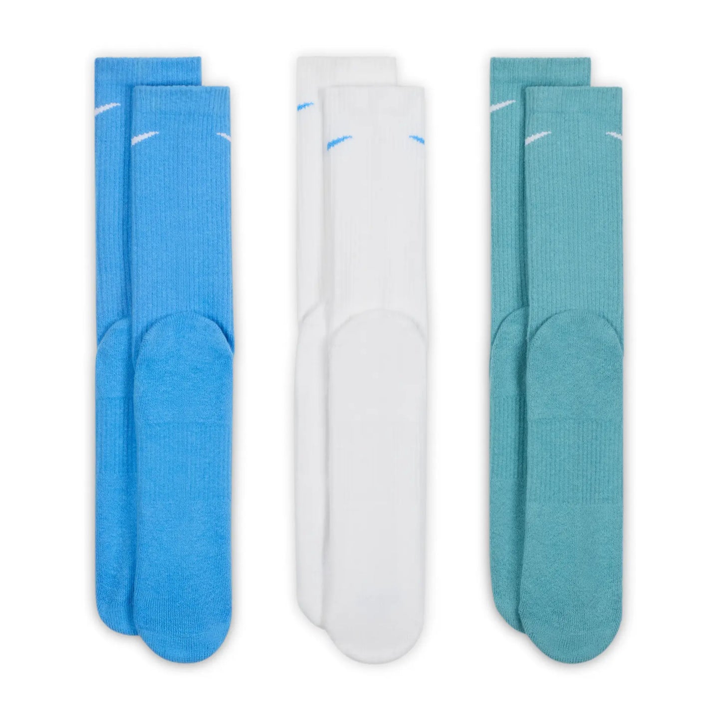 Nike Men's Everyday Plus Cushioned Training Crew Socks 3 Pairs Pairs)
