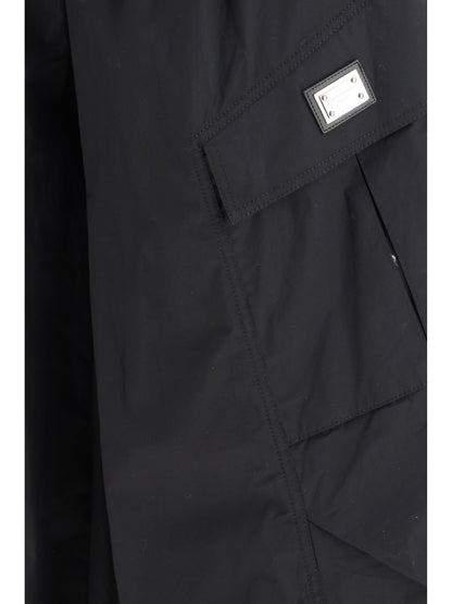 Trousers Cotton Gabardine Black