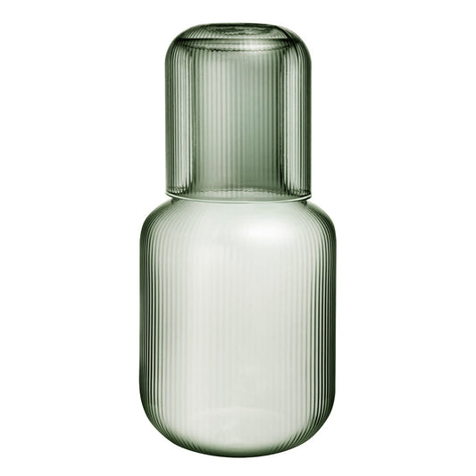 Jay Companies Set Of 2 Green Carafe & Cup Set 27.72 Oz.