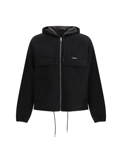 Hooded Blouson Black