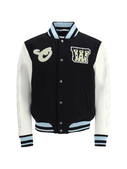 Jacket Varsity Star Logo Black