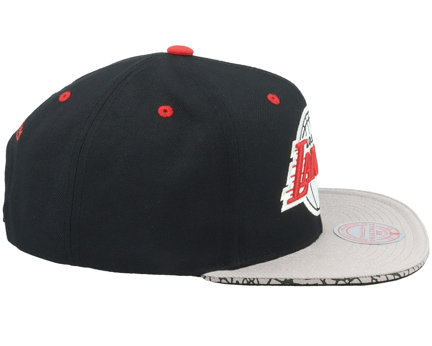 Mitchell & Ness Men's NBA Three Collection Snapback Lakers Black-Grey