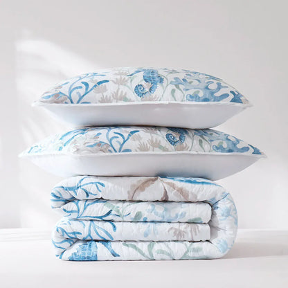 Oceana Watercolor Sea Life Quilt Set