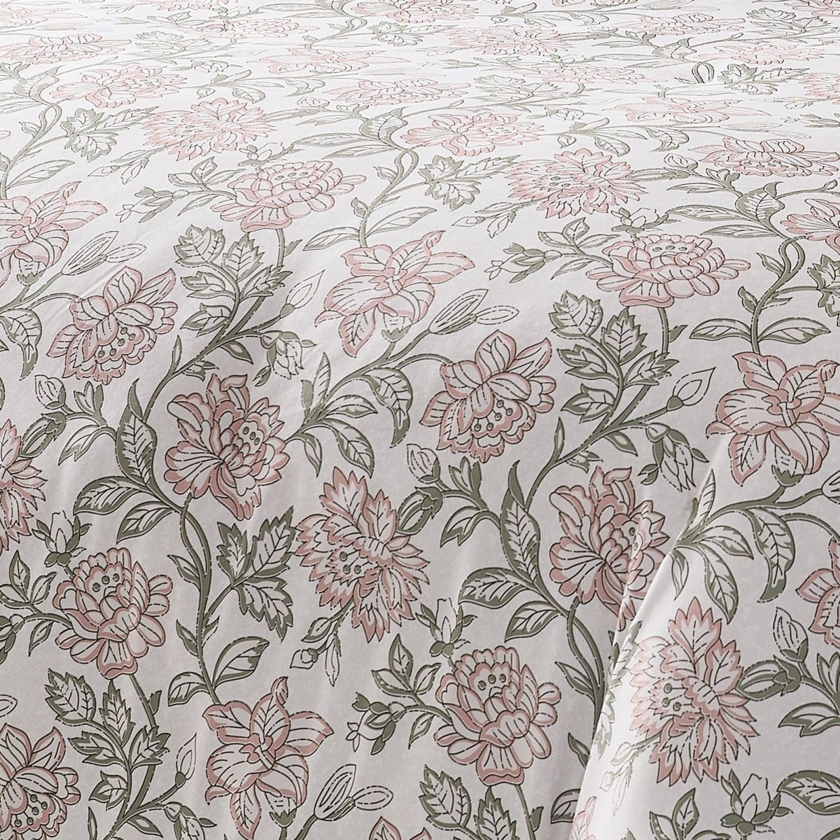 Zara Floral Block Reversible Comforter 3Pc Set