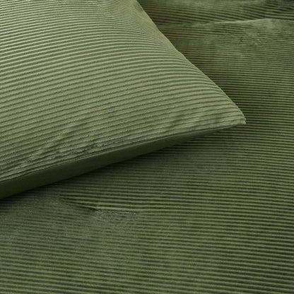 Arden Ribbed Corduroy Comforter Set