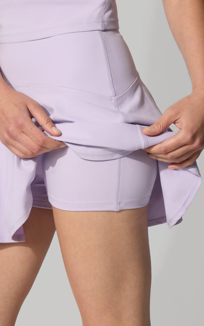 Nude Tech Double Layer Skort Set