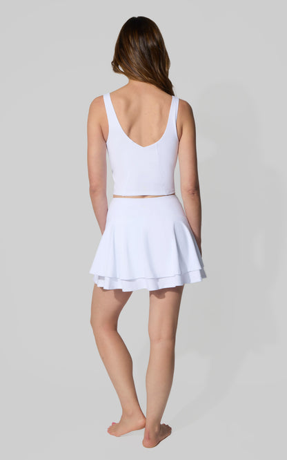 Nude Tech Double Layer Skort Set