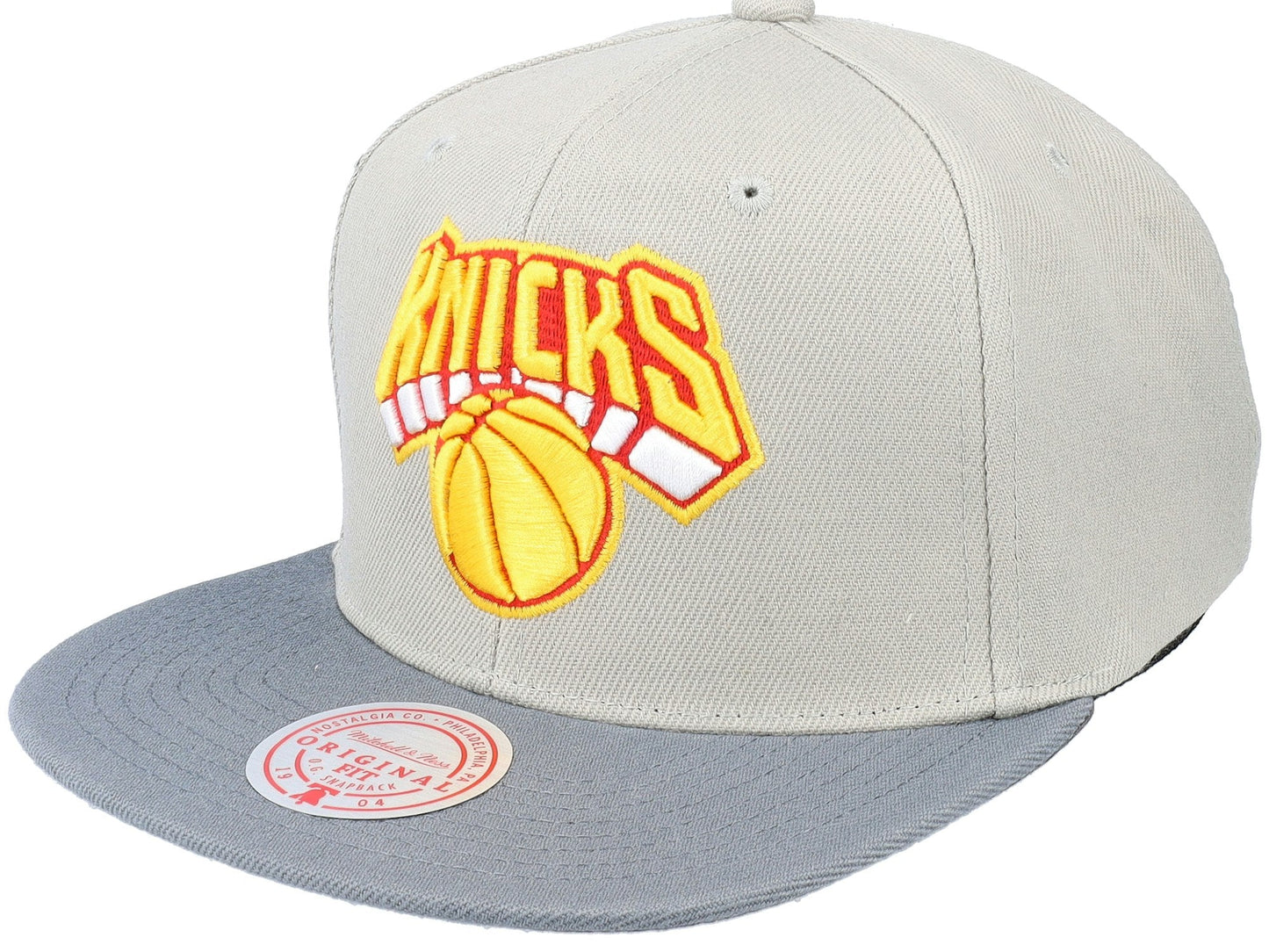 Mitchell & Ness Men's NBA Cool Gray 3 Snapback Knicks Snapback Caps
