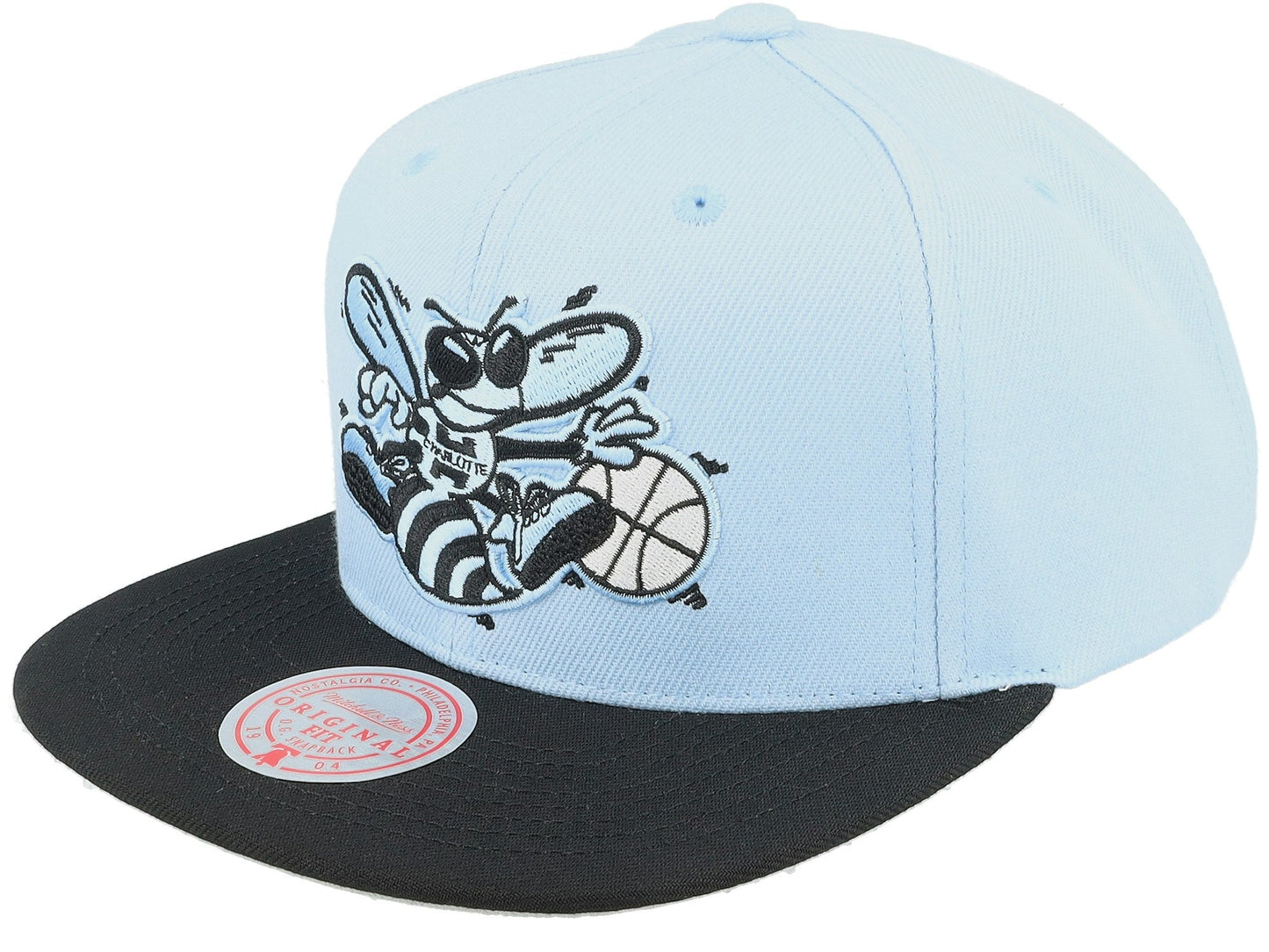 Men's Mitchell & Ness NBA University Away 2 Tone Snapback Hwc Hornets